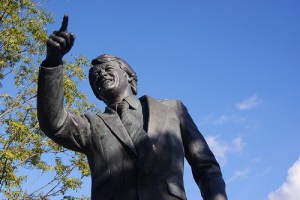 Statue of Bobby Robson, by Portman Road, Ipswich