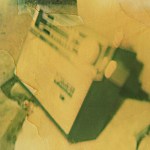 radio Polaroid image of a portable radio