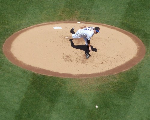 R.A. Dickey pitching, and being awesome and stuff