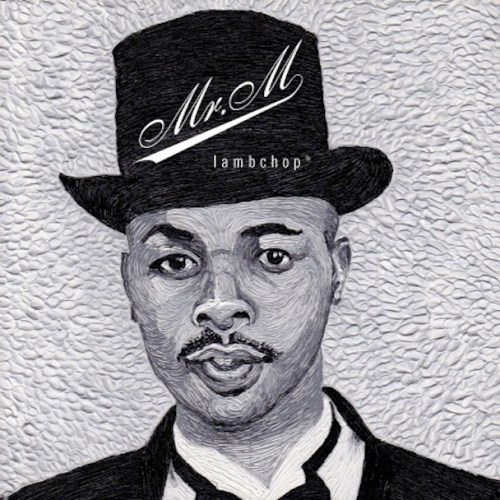 Cover of new Lambchop album, Mr. M. It is a drawing of a guy in a top hat.