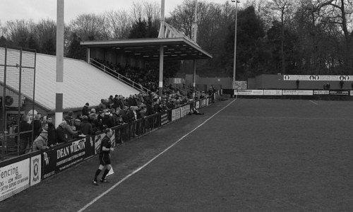 Crowd watching Erith and Belvedere playing North Shields