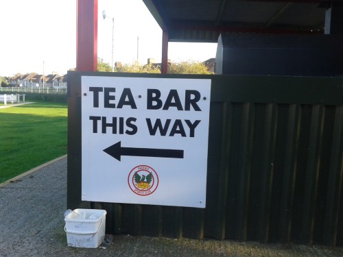 Tea Bar sign