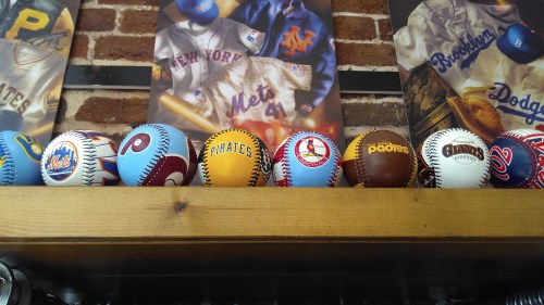 Vintage style baseballs